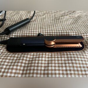 Dyson Hair Straightener in Black and Copper